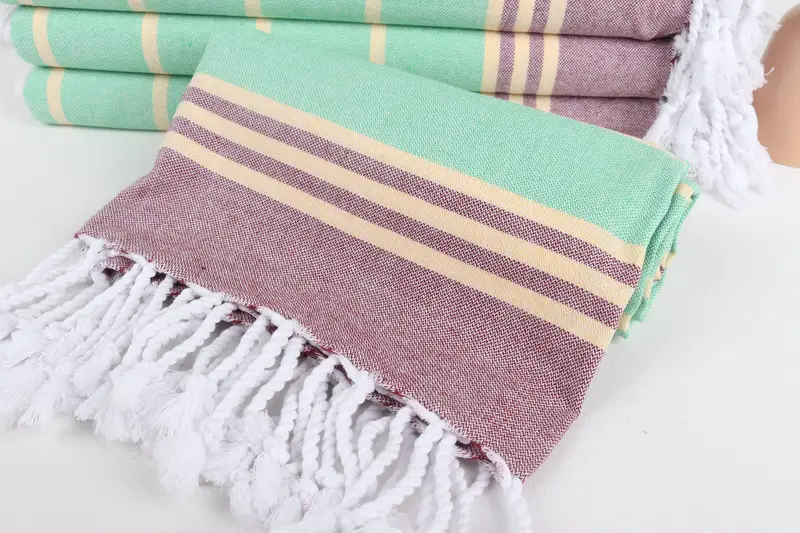 70x36 Cotton Striped Towel, Bridesmaid Gifts Personalized, Best Beach Towel, Custom Name Towel, Bridemaids Beach Towel, Bridesmaid Gifts, Soft towel - 4