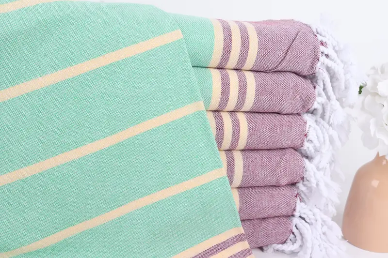70x36 Cotton Striped Towel, Bridesmaid Gifts Personalized, Best Beach Towel, Custom Name Towel, Bridemaids Beach Towel, Bridesmaid Gifts, Soft towel - 1