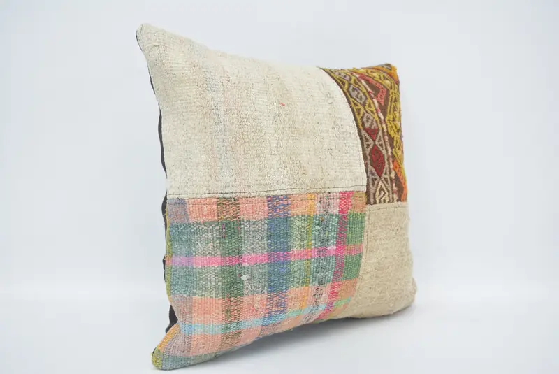 18x18 White Pillow Case, Interior Designer Pillow, Outdoor Cushion Case, Lounge Throw Pillow, Pillow for Sofa, Cushion, Antique Pillows - 3
