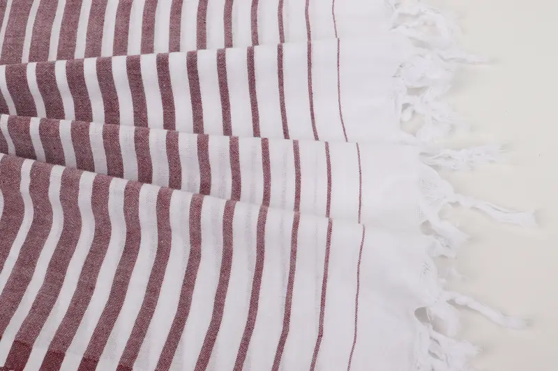 Bachelorette Party Decorations, Large Turkish Towel, Personalized Wedding Gift For Couple, Guest Towel, Beach Towel Bulk, 68x36 Cotton Striped Towel - 8