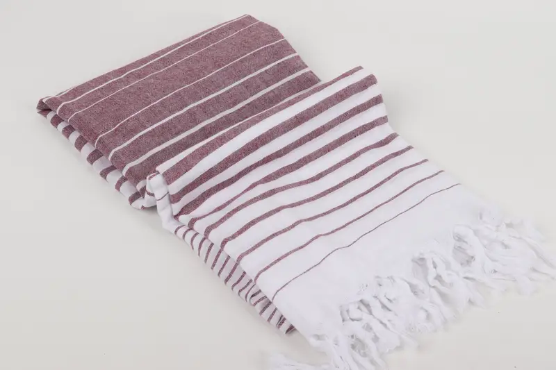 Bachelorette Party Decorations, Large Turkish Towel, Personalized Wedding Gift For Couple, Guest Towel, Beach Towel Bulk, 68x36 Cotton Striped Towel - 6