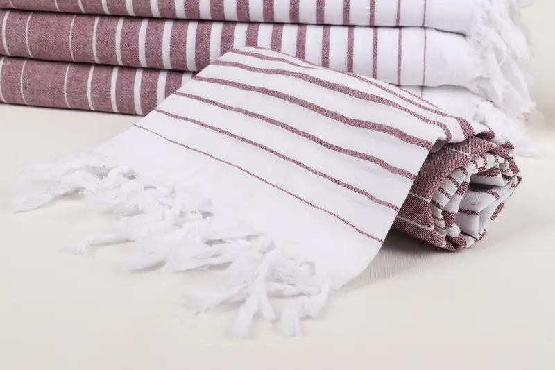 Bachelorette Party Decorations, Large Turkish Towel, Personalized Wedding Gift For Couple, Guest Towel, Beach Towel Bulk, 68x36 Cotton Striped Towel - 4
