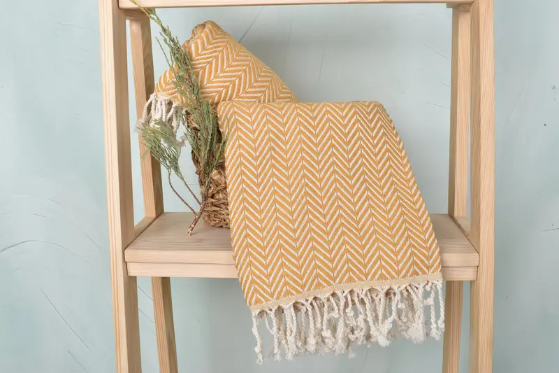 Kids Beach Towel, Bridesmaid Gift, Gift For The Home Decor, Best Friend Christmas Gift, 70x40 Cotton Zig zag Towel, Best Beach Towel, Bath towel - 4