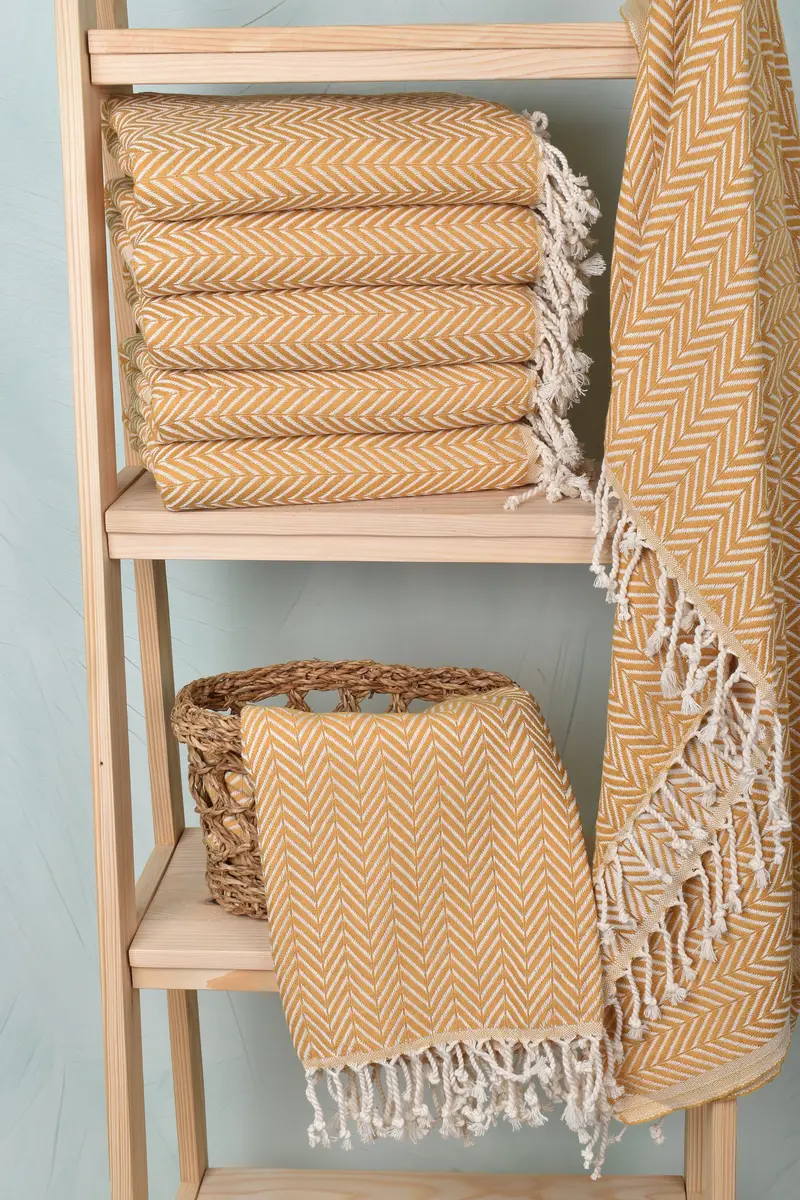 Kids Beach Towel, Bridesmaid Gift, Gift For The Home Decor, Best Friend Christmas Gift, 70x40 Cotton Zig zag Towel, Best Beach Towel, Bath towel - 3
