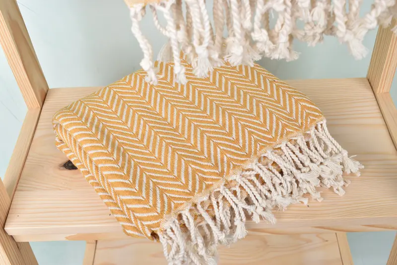 Kids Beach Towel, Bridesmaid Gift, Gift For The Home Decor, Best Friend Christmas Gift, 70x40 Cotton Zig zag Towel, Best Beach Towel, Bath towel - 5