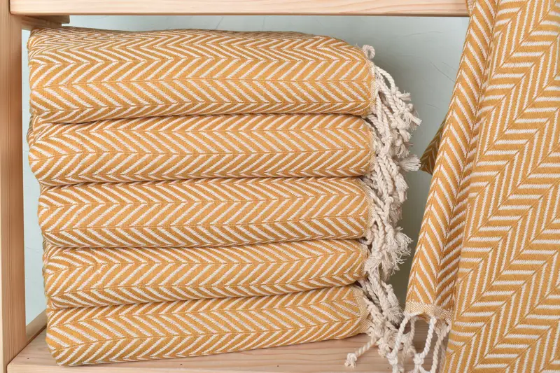 Kids Beach Towel, Bridesmaid Gift, Gift For The Home Decor, Best Friend Christmas Gift, 70x40 Cotton Zig zag Towel, Best Beach Towel, Bath towel - 1