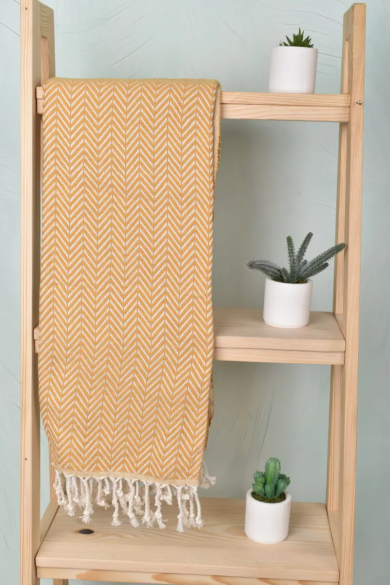 Kids Beach Towel, Bridesmaid Gift, Gift For The Home Decor, Best Friend Christmas Gift, 70x40 Cotton Zig zag Towel, Best Beach Towel, Bath towel - 8