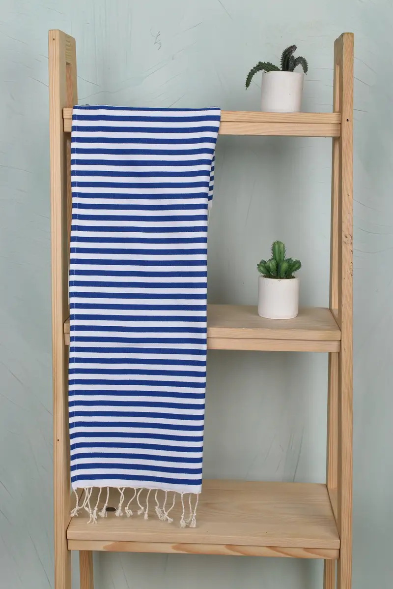 40x18 Cotton Striped Towel, Travel Towel, Monogram Hand Towel, Bridesmaid Proposal Gift, Monogram Kitchen Towel, Bridesmaid Gift, Turkish Tea Towel - 8