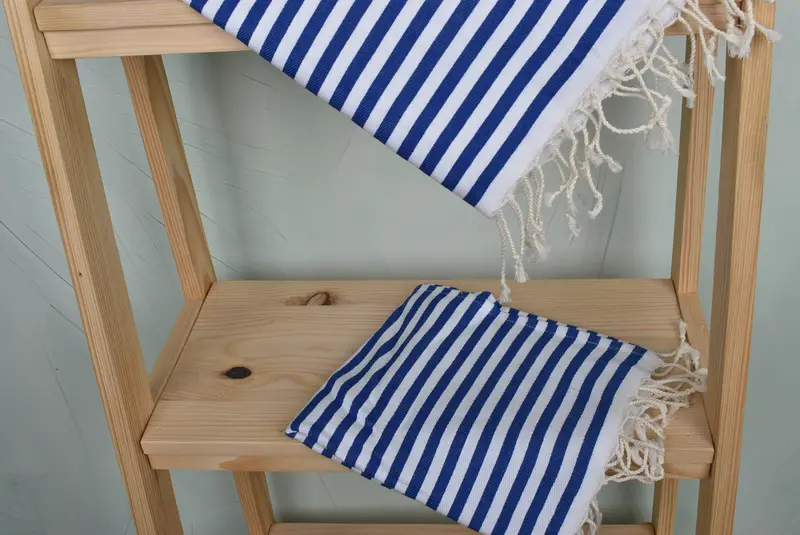 40x18 Cotton Striped Towel, Travel Towel, Monogram Hand Towel, Bridesmaid Proposal Gift, Monogram Kitchen Towel, Bridesmaid Gift, Turkish Tea Towel - 5