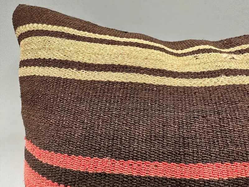 Pillow for Sofa, Antique Pillows, Boho Throw Pillow, 18x18 Red Pillow Case, Vintage Pillow, Rustic Pillow Cover, Pillow Sham, Tribal Cushion Cover - 5