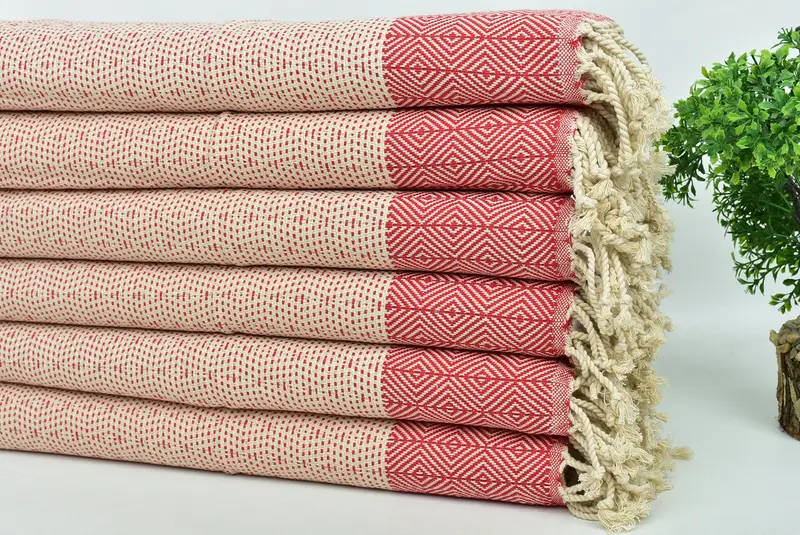 Regalo de compromiso, toalla de mano turca, toalla de diamante de algodón 36x18, toalla de mano personalizada, favores de boda, toalla de viaje, toalla turca personalizada - 3
