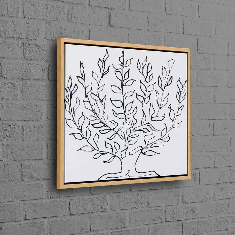 モダンな抽象ツリー キャンバス: マティスにインスピレーションを得たプリント アート