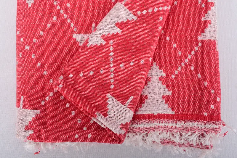 Bachelor -Geschenke, Peshtemal -Handtuch, Brautduschgeschenke, 84x42 Cotton Weihnachten gemustertes Handtuch, personalisiertes Geschenk für sie, maßgeschneidertes türkisches Handtuch - 6