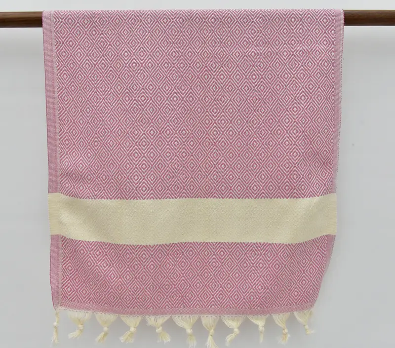 Toalla de diamante de algodón 36x20, toalla orgánica, toalla de toalla turca, toalla de cocina, poca de cocina orgánica, poca de cocina turca, regalos de despedida de soltera - 7
