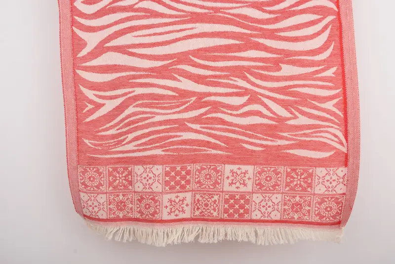 Kitchen Towel Turkish Red Striped Tea Towel, 28x20 Inches