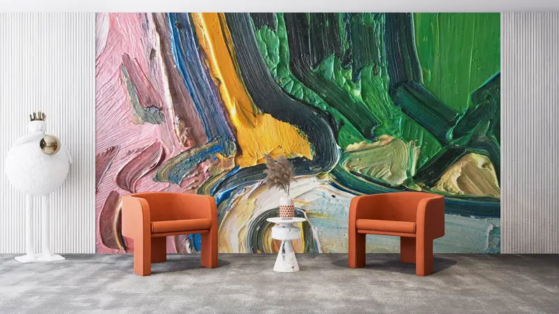 Paint Wall Art, Abstract Wall Art, 3d Effect Wall Art, Modern Wall Print, Painting Wall Decor, Acrylc Wall Print, Colorful Wall Print, - 4