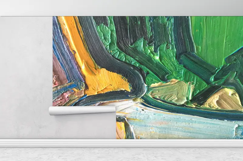 Paint Wall Art, Abstract Wall Art, 3d Effect Wall Art, Modern Wall Print, Painting Wall Decor, Acrylc Wall Print, Colorful Wall Print, - 1