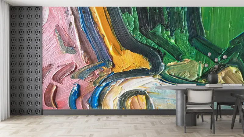 Paint Wall Art, Abstract Wall Art, 3d Effect Wall Art, Modern Wall Print, Painting Wall Decor, Acrylc Wall Print, Colorful Wall Print, - 6