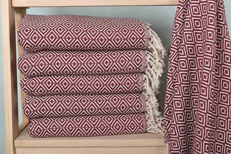 Lightweight Turkish towel, Miami Bachelorette Party Favors, Guest Towel, Turkish towel, Gift For Him, 70x40 Cotton Diamond Towel, Christmas Gift - 1