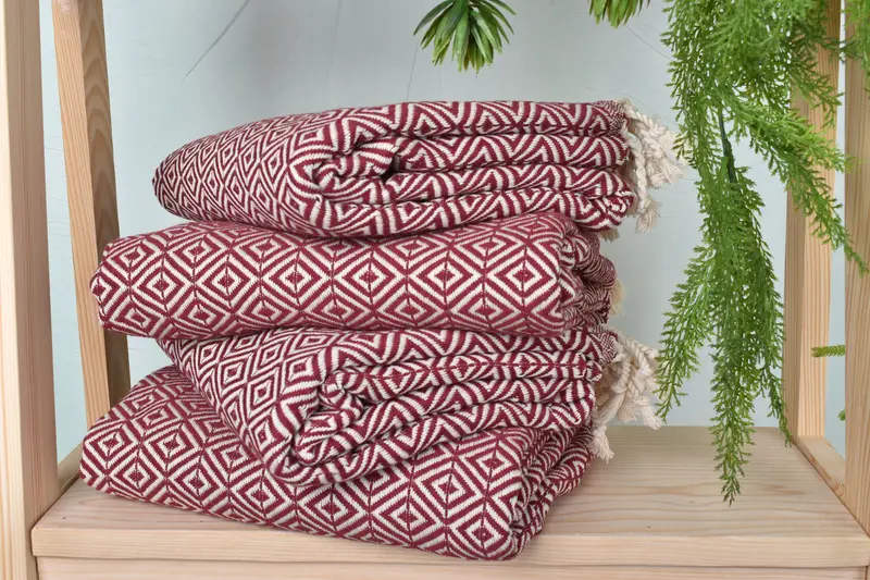 Lightweight Turkish towel, Miami Bachelorette Party Favors, Guest Towel, Turkish towel, Gift For Him, 70x40 Cotton Diamond Towel, Christmas Gift - 7