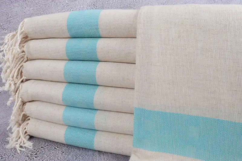 Custom Gifts, Bachelor Gifts, 70x36 Linen Striped Towel, Fouta towel, Summer Towel, Personalized Bridesmaid Beach Towel, Turkish hand towel - 1