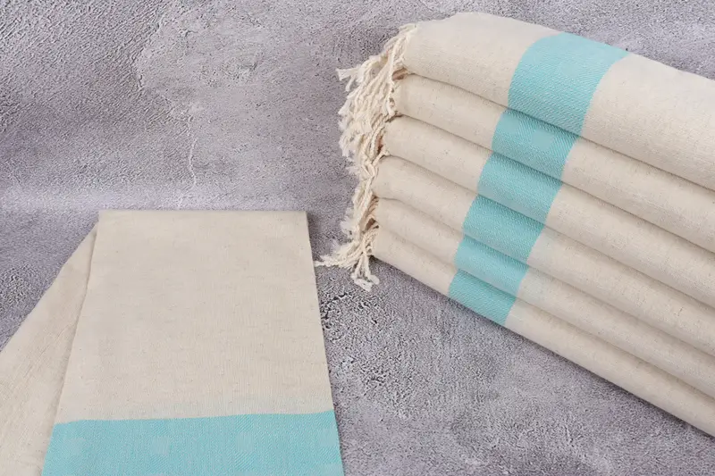 Custom Gifts, Bachelor Gifts, 70x36 Linen Striped Towel, Fouta towel, Summer Towel, Personalized Bridesmaid Beach Towel, Turkish hand towel - 2