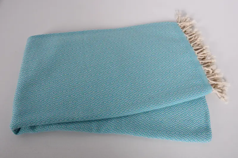 Personalized Bridesmaid Gift, House Warming Gift, Housewarming Gift, Quick-dry towel, Organic Beach Towel, 70x40 Cotton Diamond Towel, Gifts For Him - 3
