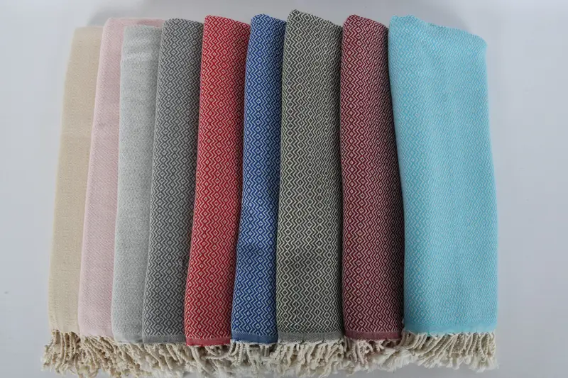 Personalized Bridesmaid Gift, House Warming Gift, Housewarming Gift, Quick-dry towel, Organic Beach Towel, 70x40 Cotton Diamond Towel, Gifts For Him - 5