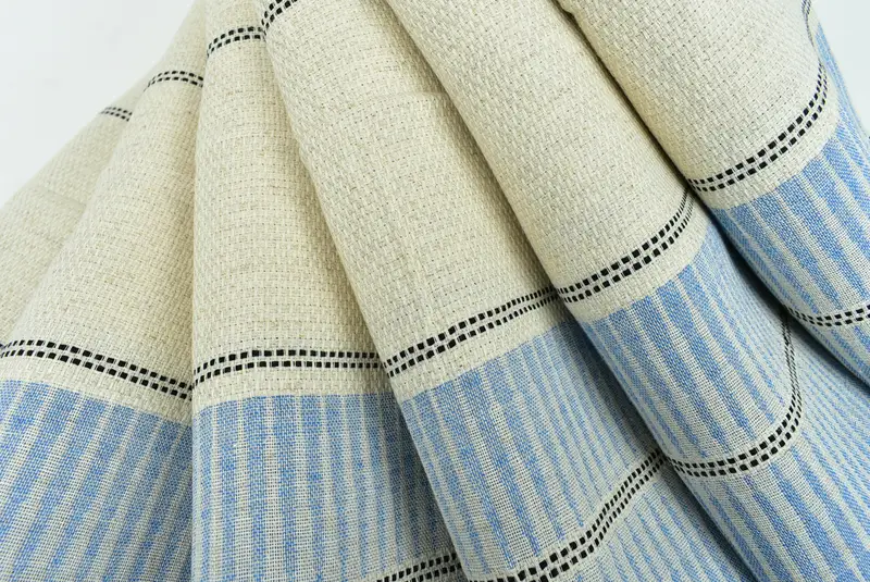 Personalized Hand Towel, 40x20 Linen Striped Towel, Custom Wedding Gift From Bridesmaid, Wedding Gift Ideas, Bridesmaid Gifts, Kitchen Towel - 5