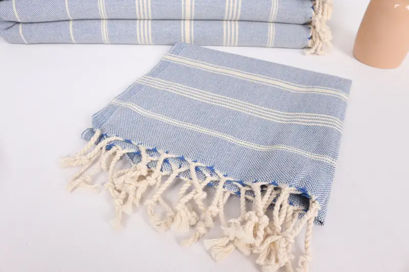 Lisans hediyesi, nakış havlu, monogramlı el havlu, özel el havlu, 38x24 pamuklu çizgili havlu, mutfak havlu, monogram havlu, onun için hediye - 5