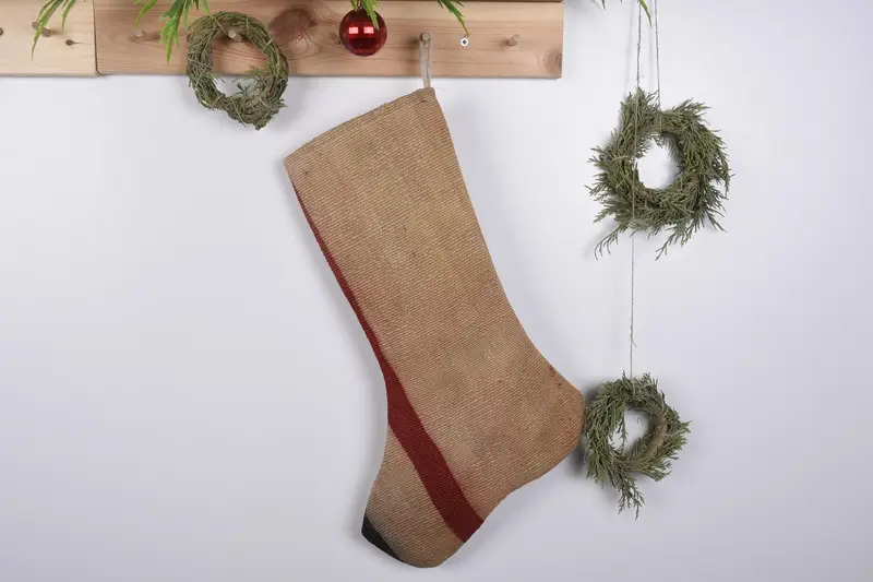 19-Zoll-Weihnachtsornament-Musterstrumpf, festlicher Weihnachtsstrumpf