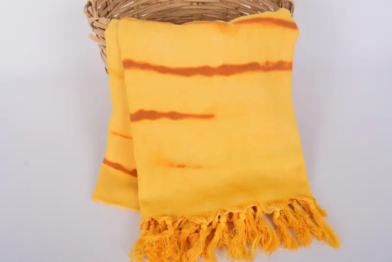 Turkish towel, Peshtemal Towel, Valentines Day Gift, Wedding Gift, Summer Towel, Travel Towel, Turkish Towel Set, 64x40 Cotton Tie Dye Towel - 5