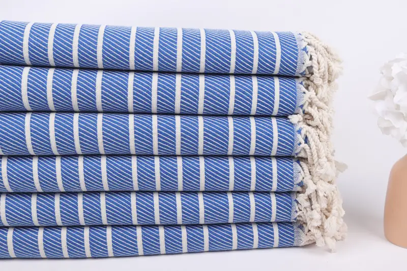 Wedding Gift Ideas, Wedding Favors, Gift For Her, Personalized Turkish bath towel for home decor, 70x40 Bamboo Striped Towel, Custom Beach Towel - 3
