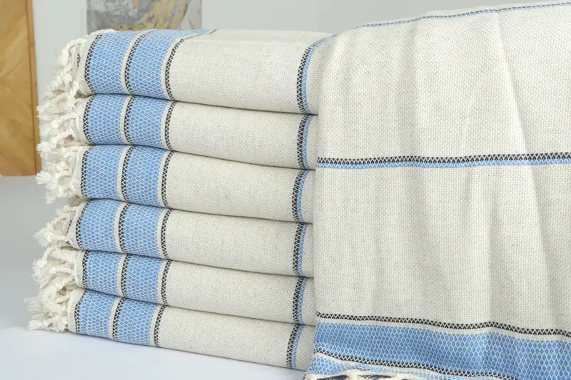 Personalized Gifts, Bachelorette Party Gifts Bridesmaids, Shower Curtain, Housewarming Gift, Bachelorette Party Favors, 104x96 Cotton Striped Towel - 2