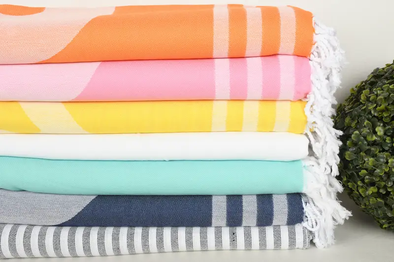 70x40 Cotton Set of 8 Towel, Monogram Turkish Towel, Luxury Turkish Bath Towel, Absorbent Turkish towel, Baby Boy Gift, Monogram Beach Towel - 3