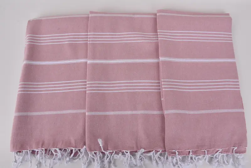 Wedding Hand Made Gift, Mother Of The Groom Gift, 70x40 Cotton Striped Towel, Beach Towel Bulk, Handmade Gift, Towel With Name, Thin towel - 7