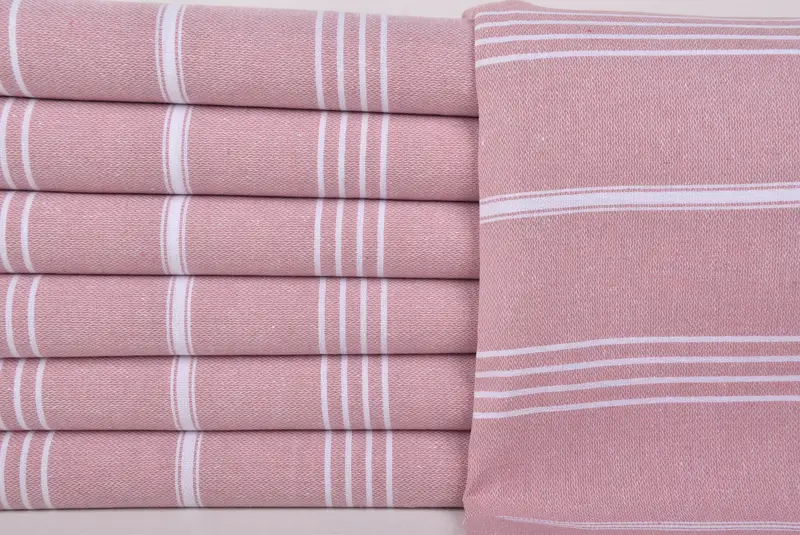 Wedding Hand Made Gift, Mother Of The Groom Gift, 70x40 Cotton Striped Towel, Beach Towel Bulk, Handmade Gift, Towel With Name, Thin towel - 1