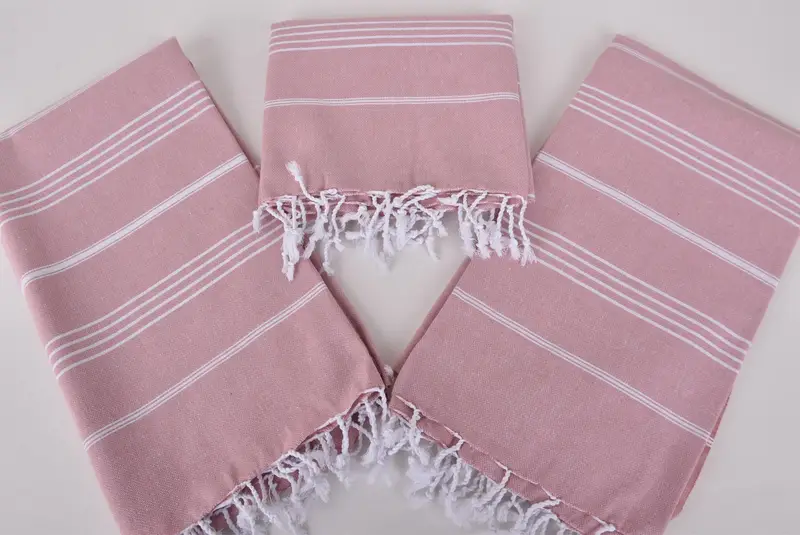 Wedding Hand Made Gift, Mother Of The Groom Gift, 70x40 Cotton Striped Towel, Beach Towel Bulk, Handmade Gift, Towel With Name, Thin towel - 6