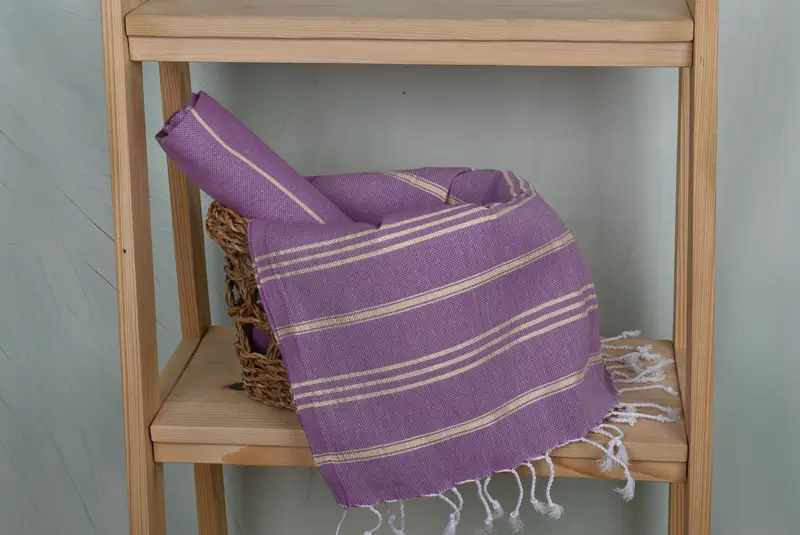 Wedding Favors, Monogram Kitchen Towel, Personalized Dish Towel, 40x24 Cotton Striped Towel, Family Gift, Customized Turkish Towel, Boyfriend Gift - 4