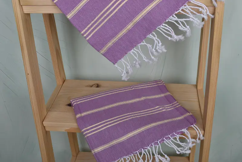 Wedding Favors, Monogram Kitchen Towel, Personalized Dish Towel, 40x24 Cotton Striped Towel, Family Gift, Customized Turkish Towel, Boyfriend Gift - 5