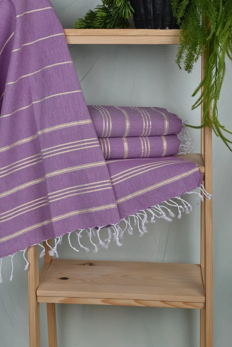 Wedding Favors, Monogram Kitchen Towel, Personalized Dish Towel, 40x24 Cotton Striped Towel, Family Gift, Customized Turkish Towel, Boyfriend Gift - 6