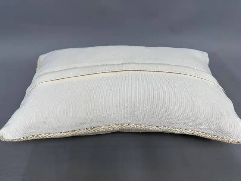 Outdoor Cushion Case, Kilim Pillow Cover, 12x20 White Pillow Cover, Home Decor Pillow, Cushion, Knitted Pillow Cover, Vintage Kilim Pillow - 7