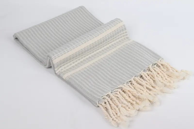 Bachelor Party Gifts, Gift For Him, Best Wedding Gift, Turkish bath towel for spa, 68x38 Linen Striped Towel, Luxury towel, Absorbent towel - 6