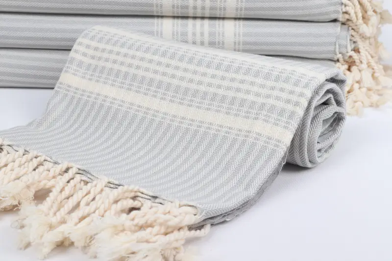 Bachelor Party Gifts, Gift For Him, Best Wedding Gift, Turkish bath towel for spa, 68x38 Linen Striped Towel, Luxury towel, Absorbent towel - 4