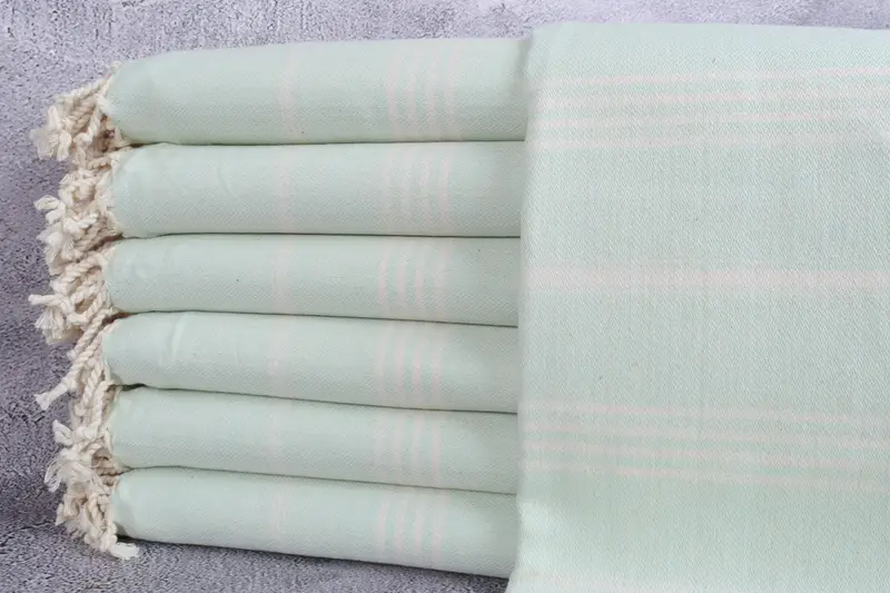 68x40 Cotton Striped Towel, Bridesmaid Gifts, Gift For Best Friend, Personalized Turkish Towel, Turkish Towel USA, Personalized Towel Gift - 1