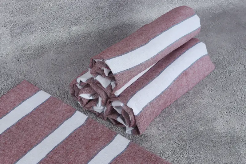 Sand-free towel, 70x40 Cotton Striped Towel, Unique Wedding Gift, Personalized Gifts, Wedding For Favor, Monogram Turkish Bath Towel, Cotton towel - 8