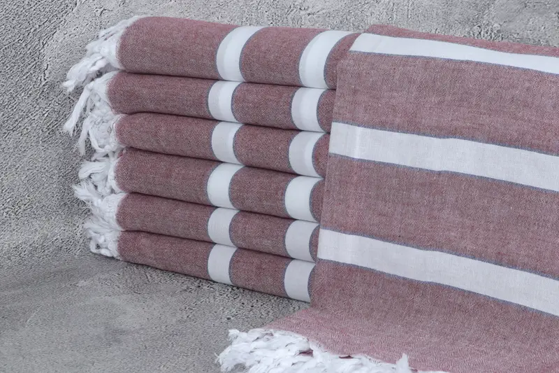 Sand-free towel, 70x40 Cotton Striped Towel, Unique Wedding Gift, Personalized Gifts, Wedding For Favor, Monogram Turkish Bath Towel, Cotton towel - 1