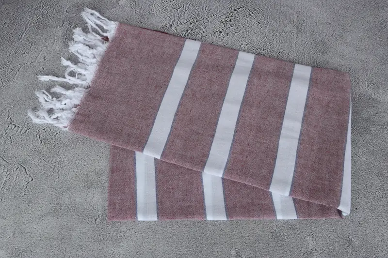 Sand-free towel, 70x40 Cotton Striped Towel, Unique Wedding Gift, Personalized Gifts, Wedding For Favor, Monogram Turkish Bath Towel, Cotton towel - 6