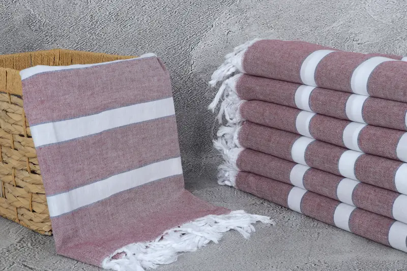 Sand-free towel, 70x40 Cotton Striped Towel, Unique Wedding Gift, Personalized Gifts, Wedding For Favor, Monogram Turkish Bath Towel, Cotton towel - 3