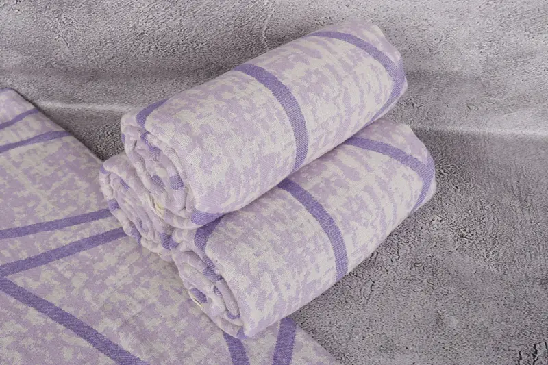 Quick-dry towel, Custom Wedding Gift, Wedding Favors, Handmade Turkish hammam towel, Christmas Favors, 70x40 Cotton Asymmetric Design Towel - 8